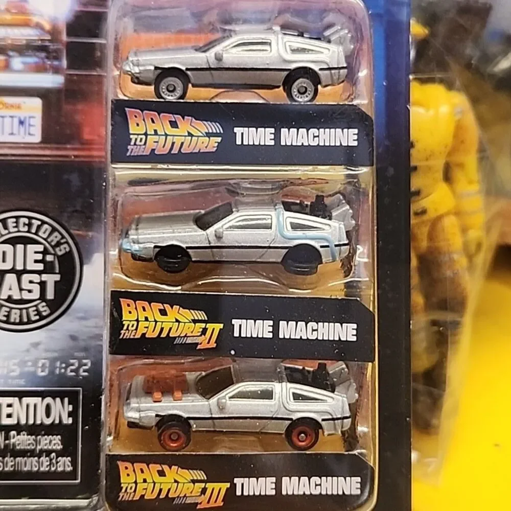 Jada Nano Hollywood Rides Back to the Future 1, 2, & 3 Time Machine Micro 1.65